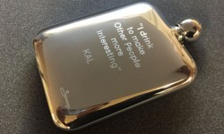 Hip Flask Gift Engraving