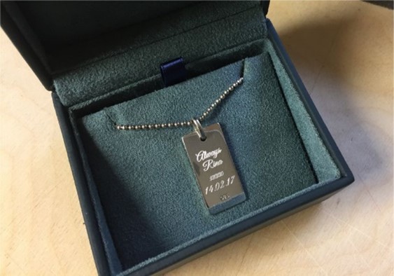 Necklace and Bracelet Gift Engraving