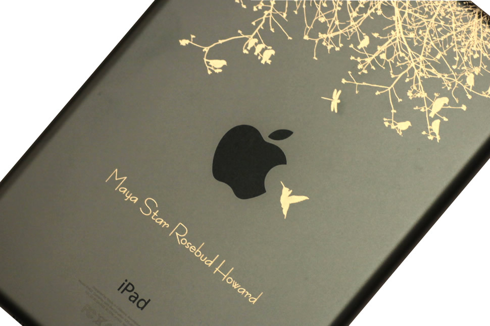 iPad Engraving Engraved iPad Smart Cover Krintech
