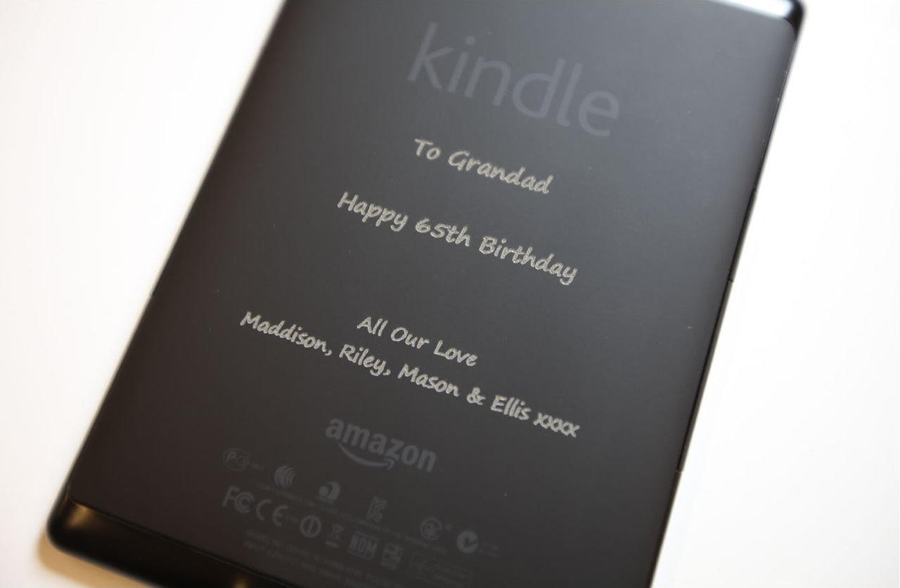 Kindle Engraving Services in London Krintech