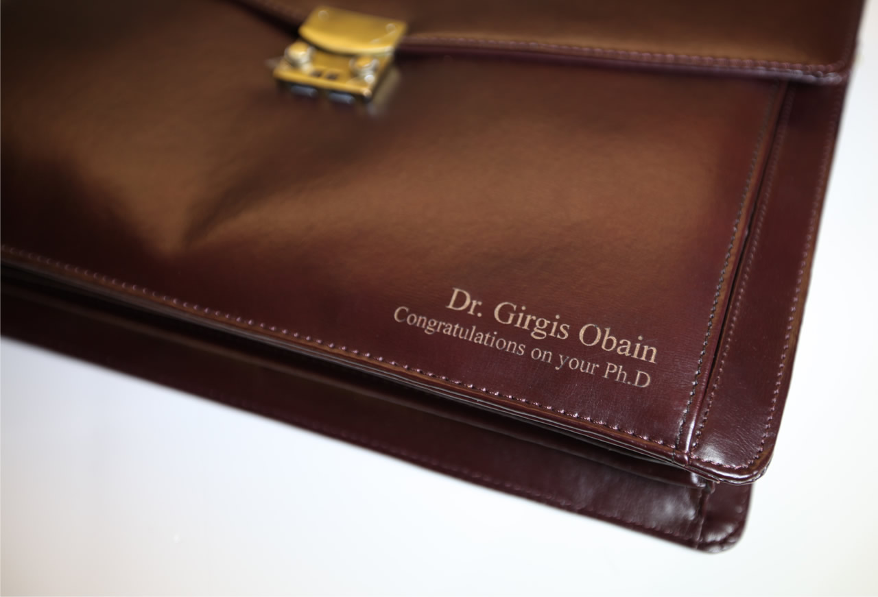 Leather Engraving Services in London Krintech