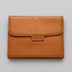 Arbtech Brand Logo Leather Embossing Custom Laptop Sleeve