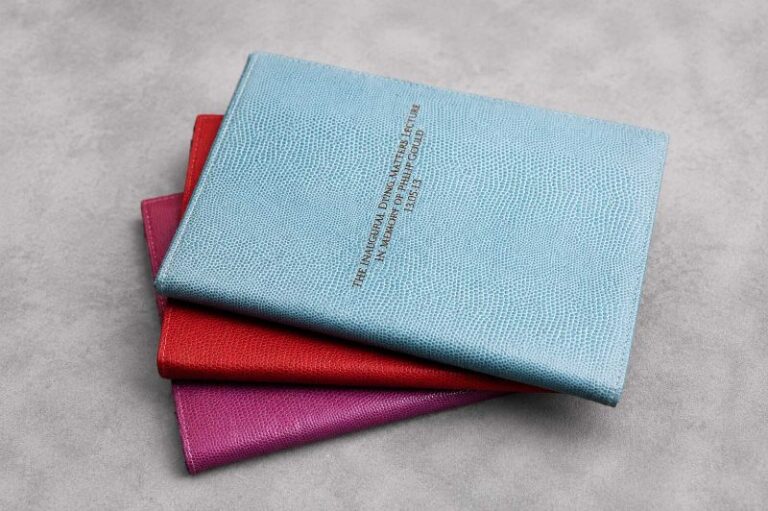 Aspinal Of London Custom Lizard Leather Notebook Covers