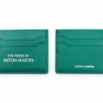 Aston Martin Silver Embossed Leather Card Holder