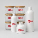 Branded Glass Storage Jars Ceramic Bottles Promotional Kitchenware Hibob