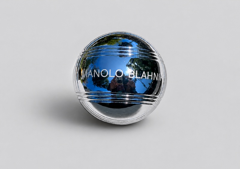 Chrome Metal Sphere Laser Engraving Luxury Personalised Gift