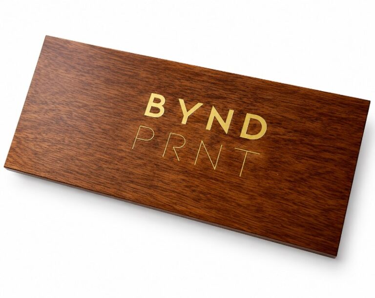 Custom Brass Inlay Wooden Box