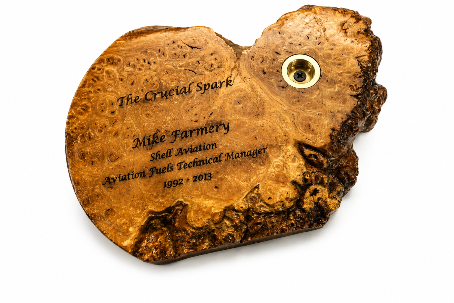 Custom Driftwood Laser Engraving Plaque