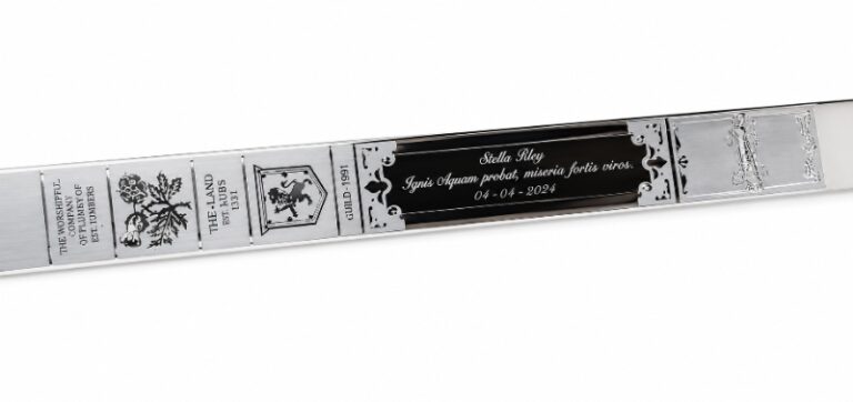 Custom Engraved Stainless Steel Ceremonial Trowel Blade
