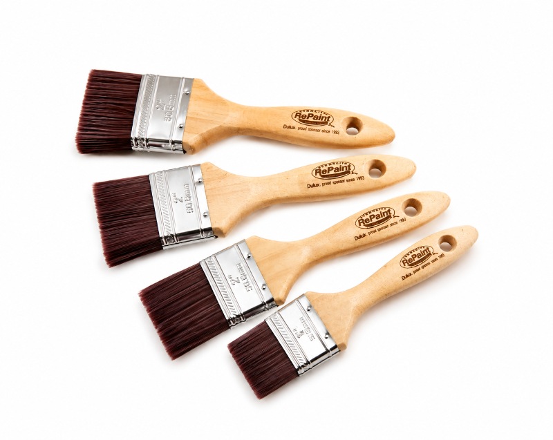 Custom Engraved Wooden Paint Brushes