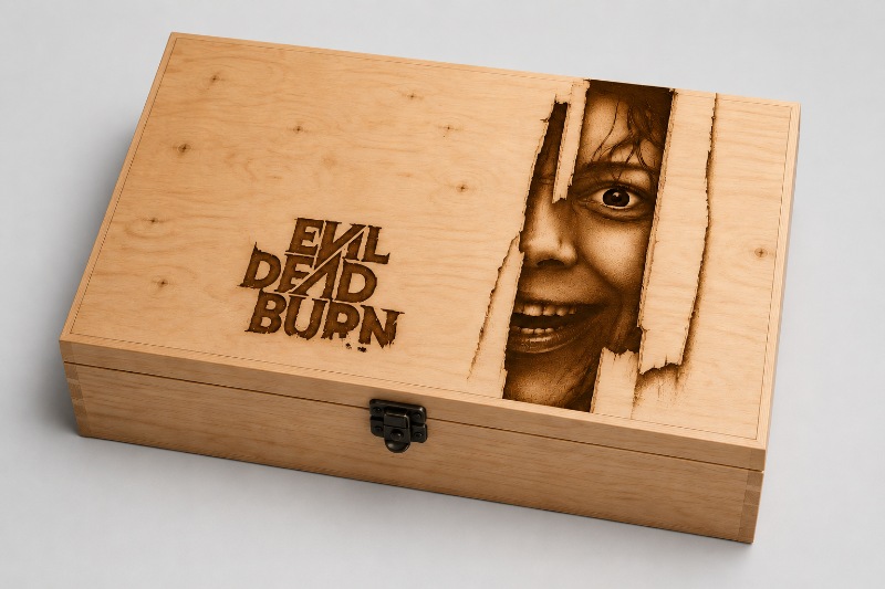 Custom Film Crew Gifts Engraved Wooden Presentation Box