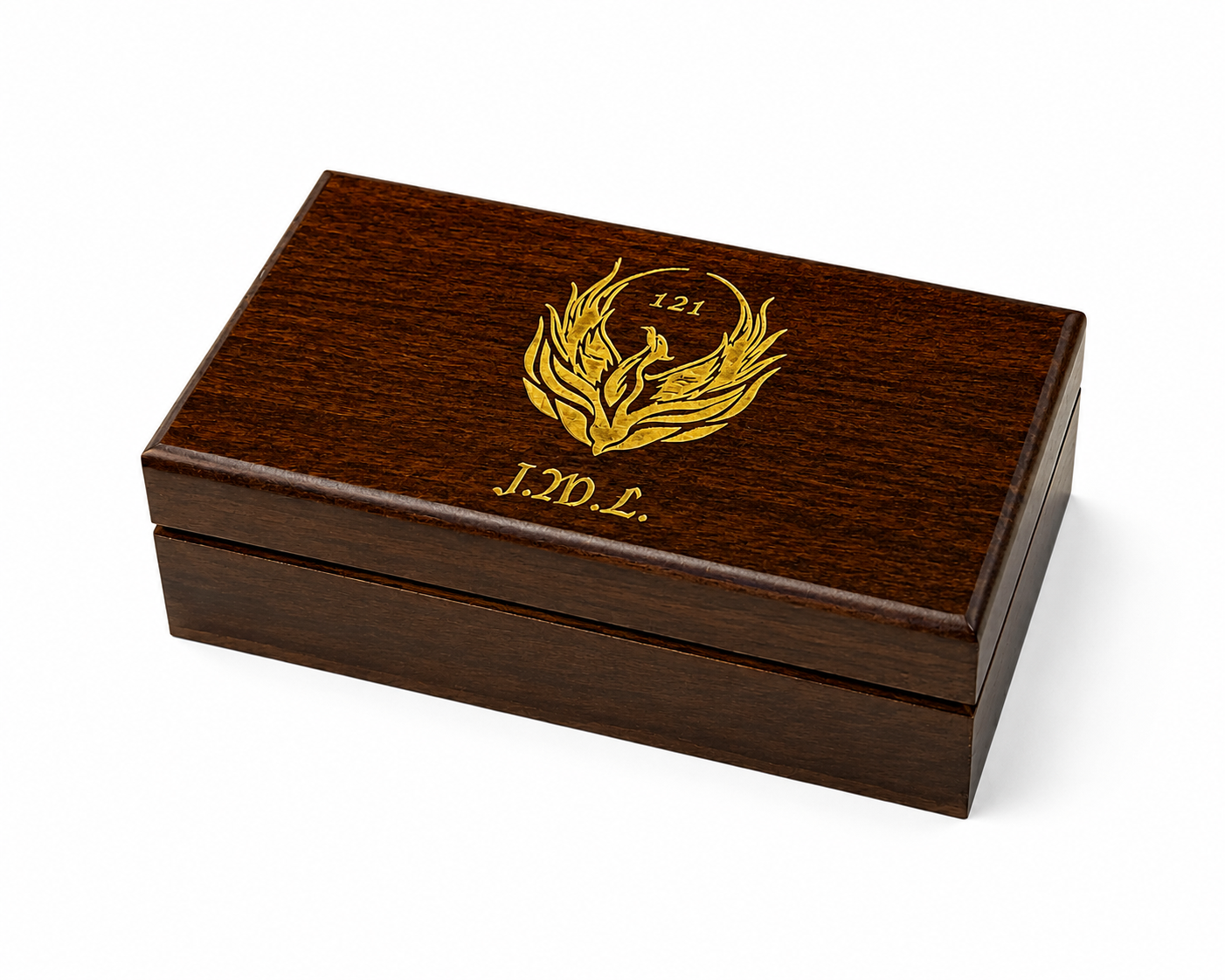 Custom Gold Engraved Wooden Gift Box