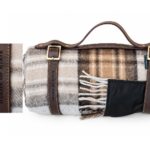 Custom Leather Embossing Branded Blanket Strap