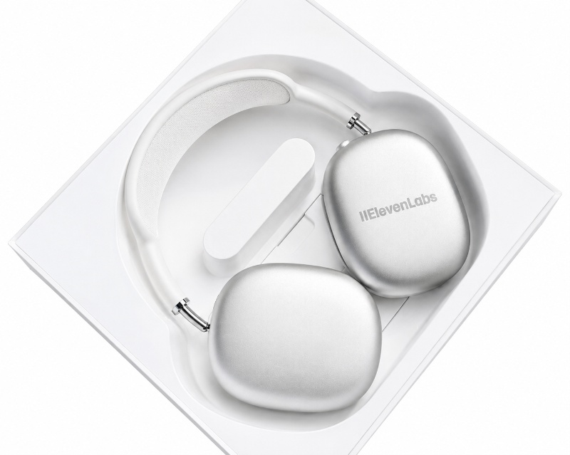 Custom Metal Engraved Airpods Max Headphones Elevenlabs Corporate Gift