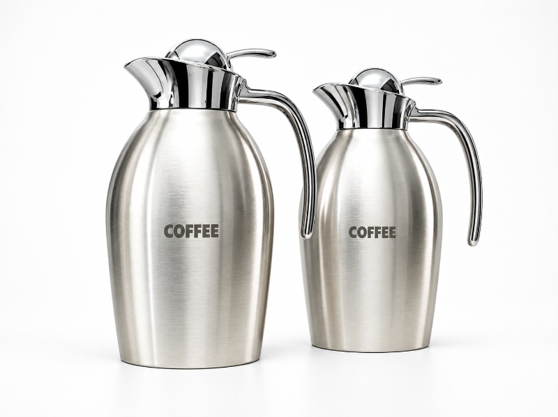 Custom Metal Engraved Stainless Steel Insulated Coffee Carafes