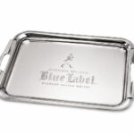 Custom Metal Engraving Stainless Steel Serving Tray