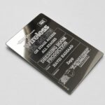 Diamond Scratch Engraved Metal Event Pass Vip Backstage