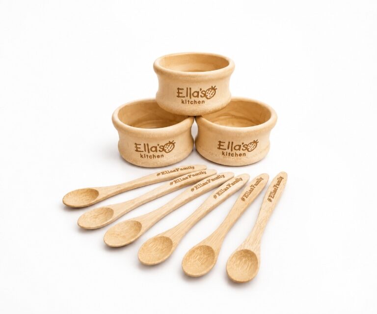 Ellas Kitchen Laser Engraved Baby Bowls Spoons