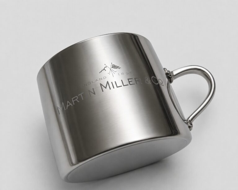 Engraved Stainless Steel Camping Mug Martin Miller Gin Promotional Drinkware
