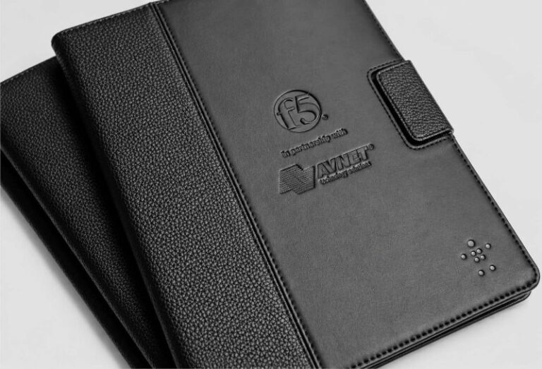 F5 Avnet Blind Debossed Leather Tablet Cases