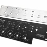 Fibre Laser Engraved Anodised Aluminium Control Panel Faceplates