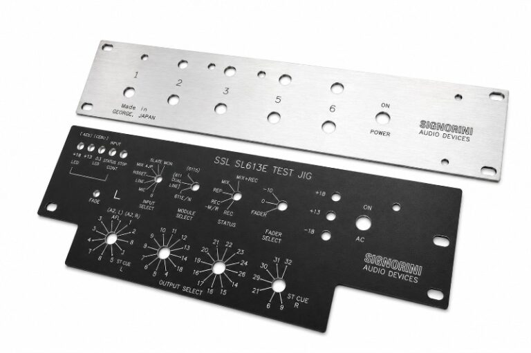 Fibre Laser Engraved Anodised Aluminium Control Panel Faceplates