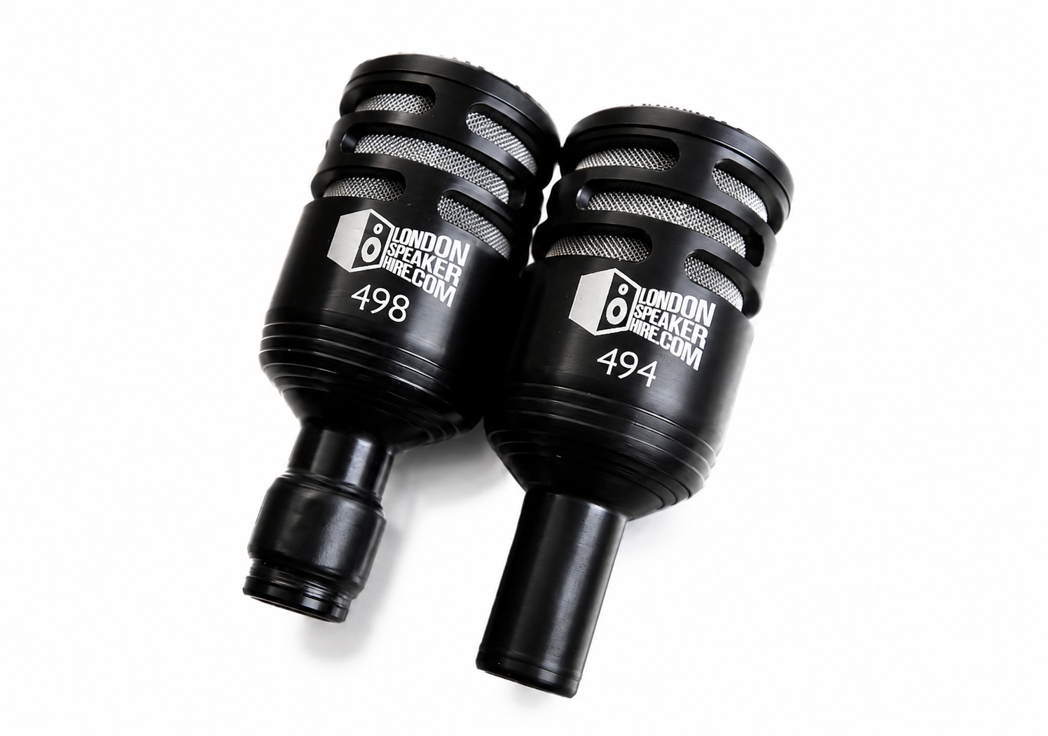Fibre Laser Engraved Black Aluminium Microphone Body