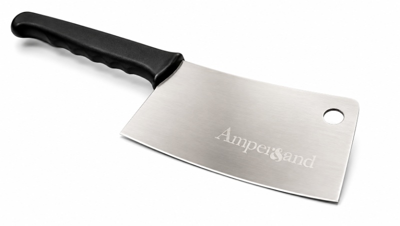 Fibre Laser Engraved Stainless Steel Chefs Cleaver Custom Logo