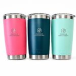 Fibre Laser Engraved Yeti Stainless Steel Travel Tumblers