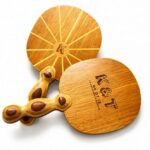 Frescobol Carioca Laser Engraved Wooden Beach Bats