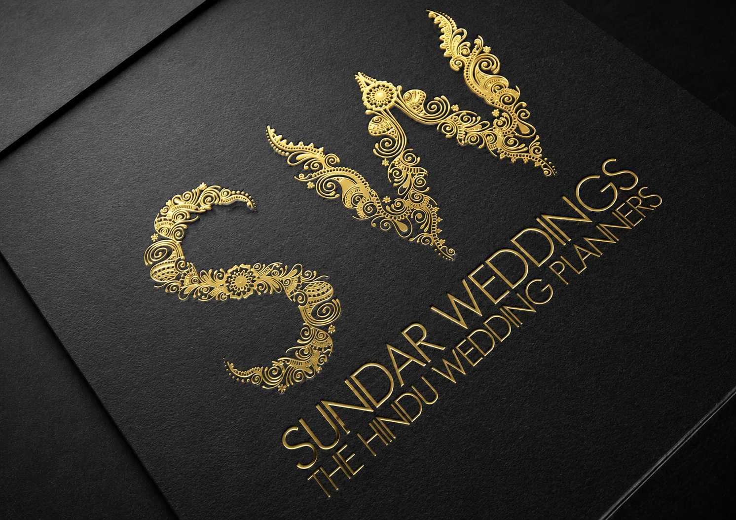 Gold Foiled Luxury Wedding Planner Stationery