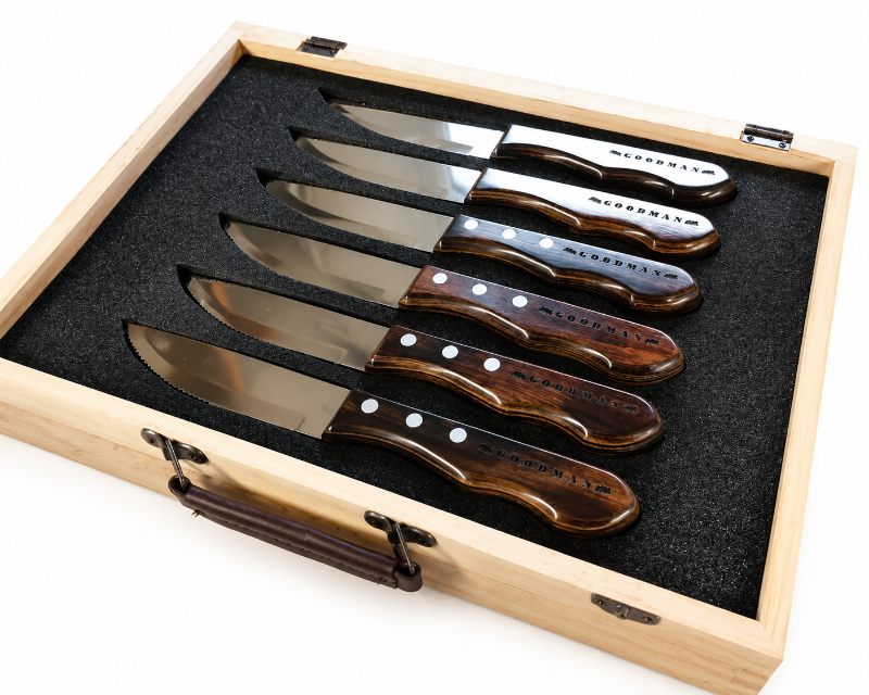 Goodman Steakhouse Branded Knifeholder Set