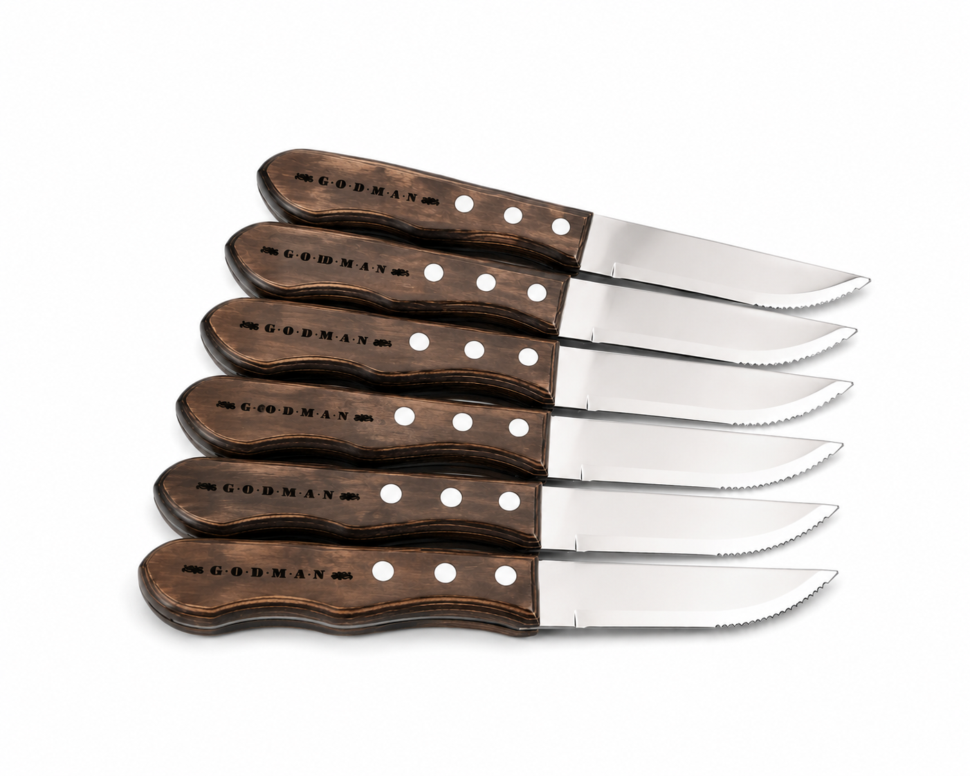 Goodman Steakhouse Custom Engraved Knives