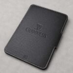 Guinness Blind Debossed Leather Tablet Sleeve Case