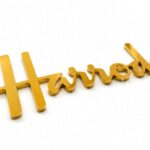 Harrods Logo Laser Cut Gold Mirror Acrylic Sign