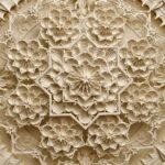 Indian Temple Carving Laser Cutting Ceiling Ornament 1