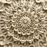 Indian Temple Carving Laser Cutting Ceiling Ornament