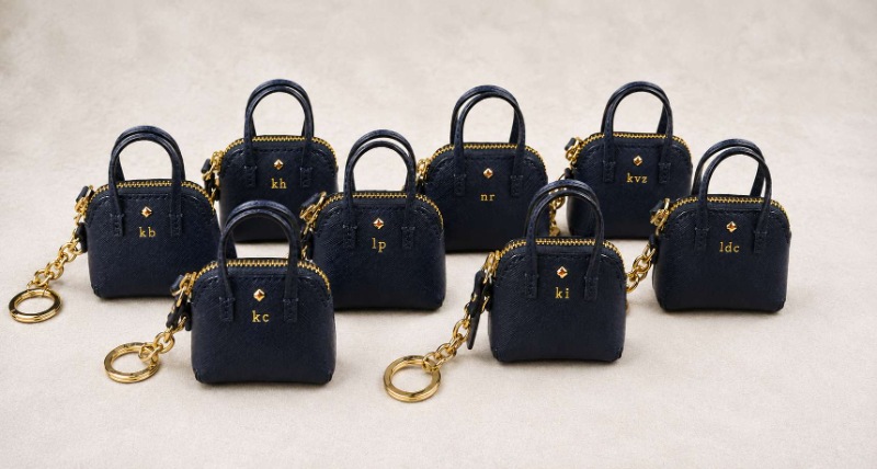 Kate Spade New York Personalized Mini Handbag Keychains