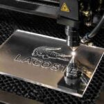 Lacoste Logo Laser Engraved Clear Acrylic Sign
