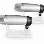 Laser Cut Acrylic Desktop Microphone Stands