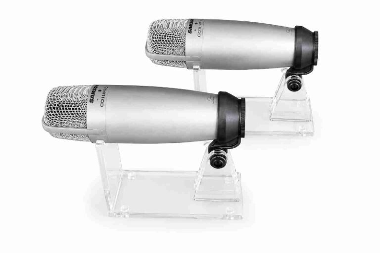 Laser Cut Acrylic Desktop Microphone Stands