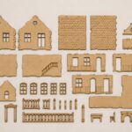 Laser Cut Mdf Architectural Model Building Kit Parts