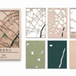 Laser Cut Wood 3d City Map Norrebro Denmark