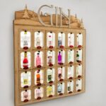 Laser Cut Wooden Gin Advent Calendar Display