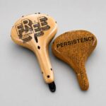 Laser Engraved Brooks England Leather Bicycle Saddle Custom Branding
