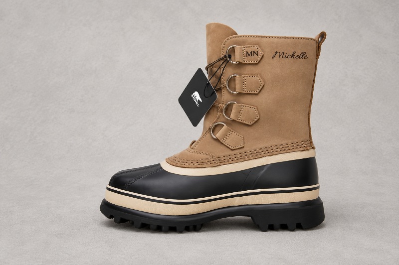 Laser Engraved Suede Winter Boot Personalisation