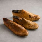 Laser Engraved Vintage Wooden Shoe Stretchers Kinky Boots Musical London Krintech Ltd