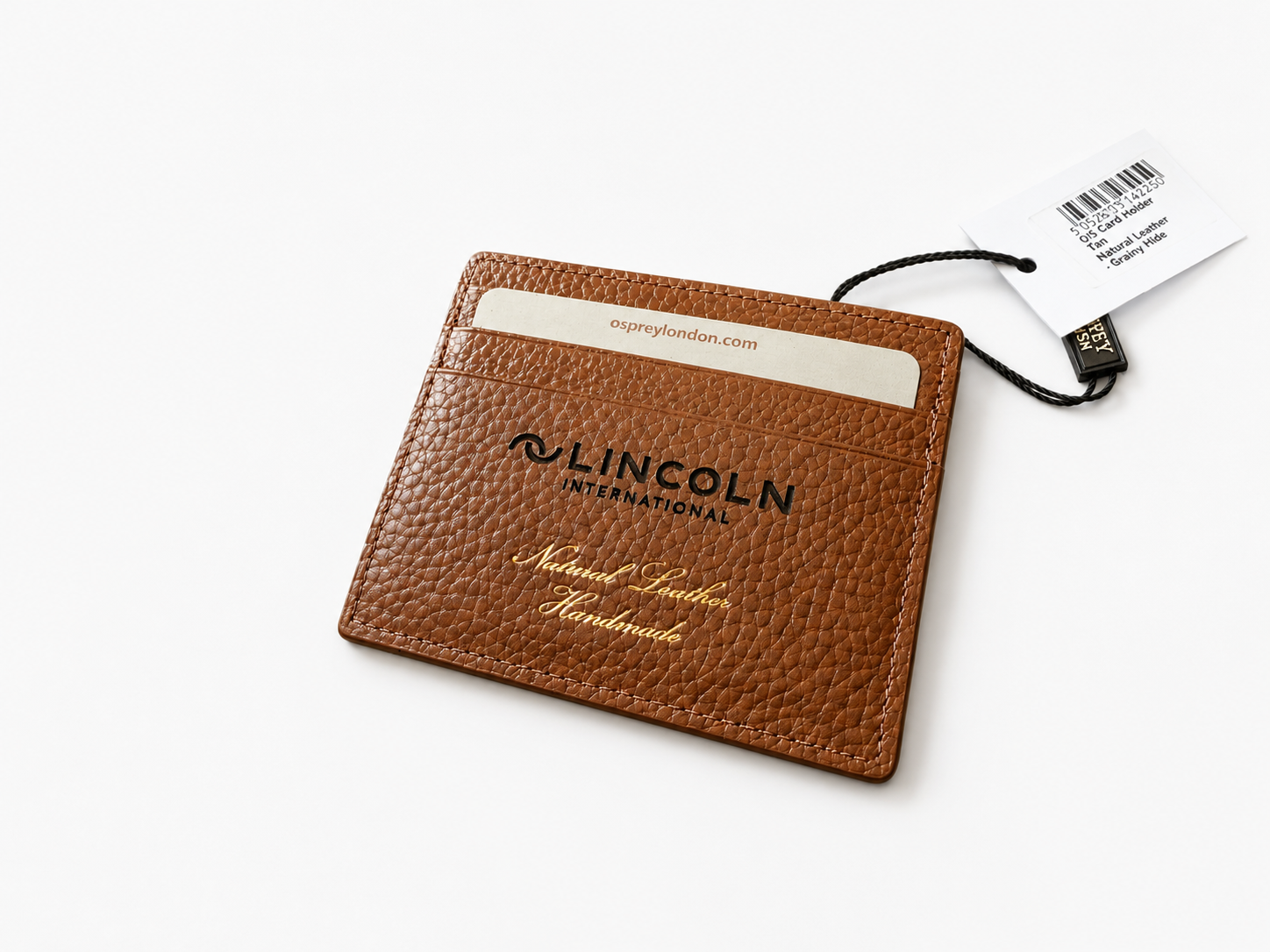 Laser Engraving Leather Card Holder Personalised Branding