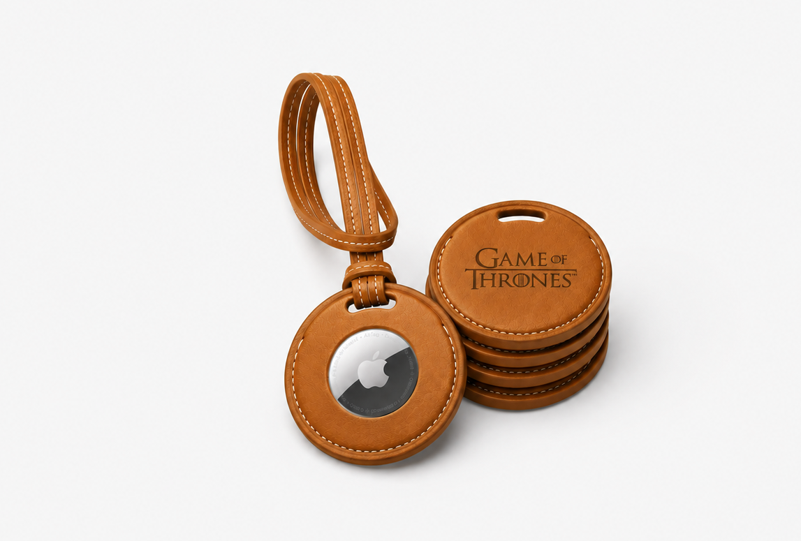 Leather Keyring Laser Engraving Personalised Luxury Gift