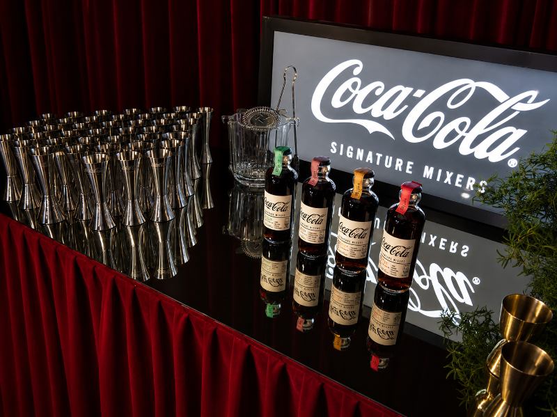 Live Jigger Engraving Event Coca Cola Signature Mixers